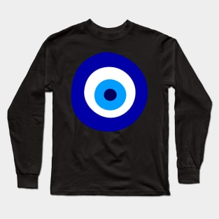 Evil Eye Amulet, Charm, Nazar, Greek Matias, Talisman Long Sleeve T-Shirt